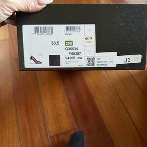 CHANEL Black Leather Heels